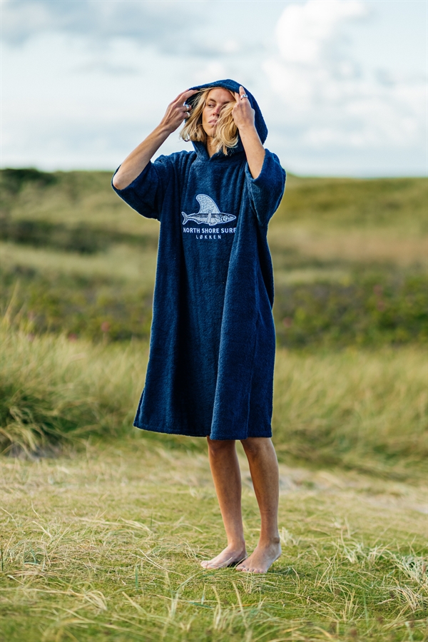 North Shore Surf Poncho Towel - Navy